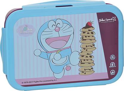 Doraemon LB-DPS-256-LB.DV Dora Cake Pile 2 Containers Lunch Box