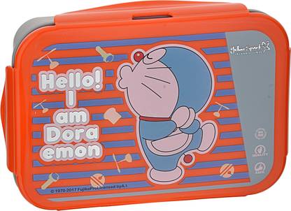 Doraemon LB-DPS-256-O.G DM Side Whistle 2 Containers Lunch Box