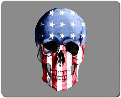 Urban Monk American Hot Rod Skull Non Slip Base Mousepad