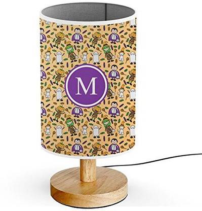 ArtLights USB Powered Desk Table - Cute Kids Halloween Drawing "Letter L " Table Lamp