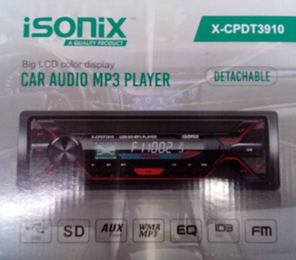 Isonix X-CPDT3910 Car Audio MP3 Car Stereo