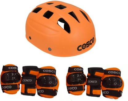 COSCO Skating Kit For Protective Kit ( Kids, Beginner ) 4 in 1 Protective Kit includes 1 Head, 2 Knee 2 Elbow & 2 Pam Guards. Skating Kit