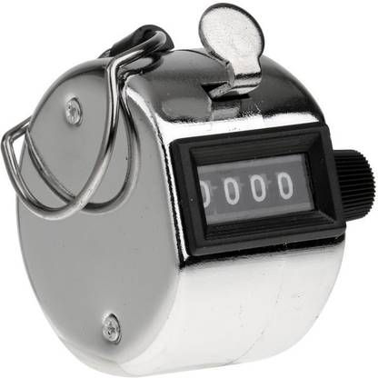 Lista 4 Digits Hand Held Numbers Clicker Analog Tally Counter