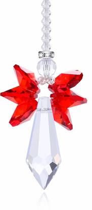 Discount4product Crystal hanging red1 Car Hanging Ornament