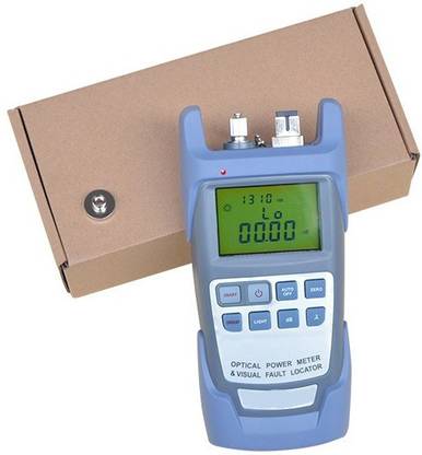 TECHNO 2 In 1 Fiber Optic Power Meter With 10Km Laser Source Visual Fault Locator10Mw Optical Power Meter Fiber Optical, Laser Optical Vfl Digital Multimeter