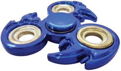 Surety for Safety Metallic Unique Design Fidget Spinner Cobalt