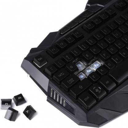 MARVO Scorpion Black Light Wired Gaming Keyboard and Mouse Combo Wired USB Gaming Keyboard