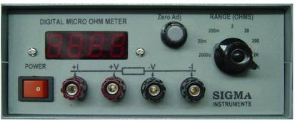 SIGMA micro ohm micro ohm Non-magnetic Electronic Level