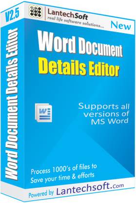 Lantech Soft Word Document Details Editor