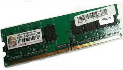 Transcend cl3 DDR 1 GB (Single Channel) PC ddr1 (dimm cl3)