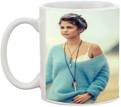 Munrocart Beautiful Coffee Salina GomEz Print Ceramic Coffee Mug