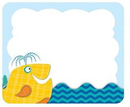 CARSON-DELLOSA 150038 Seaside Splash Name Tags