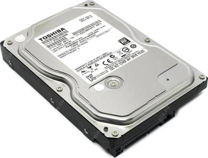 TOSHIBA DT01ABA100B 1 TB Surveillance Systems Silver SATA Internal Hard Disk Drive (HDD) (DT01ABA100B)