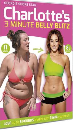 CHARLOTTE CROSBY's 3 MINUTE BELLY BLITZ FITNESS WORKOUT DVD