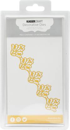 Kaisercraft Dies - Horizontal Damask Border 1.25"X6"