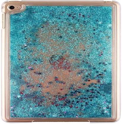 Cubern Back Cover for Ipad Mini Crystal Hard Quicksand Capa Para Case For Ipad Mini 4 3D Liquid Case For Apple Ipad Mini Creative Design Bling Glitter Shiny Quicksand