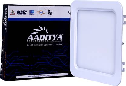 AADITYA Aaditya 8w LED Ceiling (PRIME) panel light Ceiling Light Ceiling Lamp