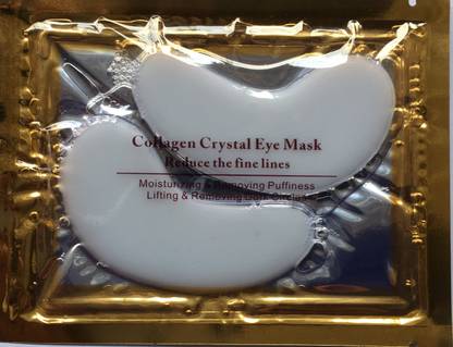 MAXSANE Collagen Crystal Eye Mask White, Pack of 10