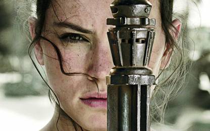 ASHD Wall Poster -women-long-hair-depth-of-field-actress-looking-at-viewer-Daisy-Ridley-Star-Wars-Star-Wars-Episode-VII---The-Force-Awakens-brunette-face-green-eyes Paper Print