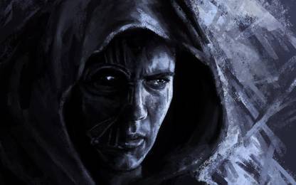 Aabhaas Wall Poster Anakin-Skywalker-Darth-Vader-Star-Wars-artwork Paper Print