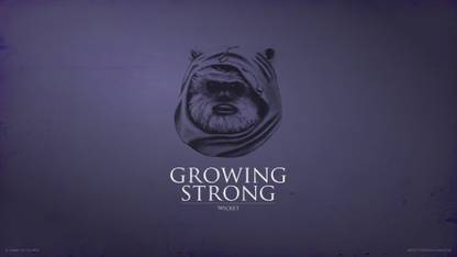 Aabhaas Wall Poster /-Star-Wars-Game-of-Thrones-Wicket-crossover-House-Tyrell Paper Print