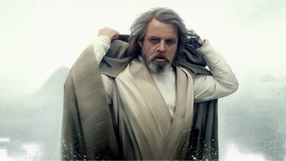 ASHD Wall Poster -Mark-Hamill-Luke-Skywalker-Star-Wars-Jedi-fan-art Paper Print