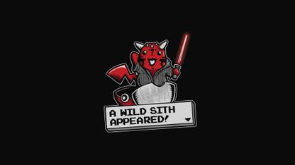 BeLucky Wall Posterhttp://wallup.net/wp-content/uploads///-Star-Wars-crossover-Pokemon Paper Print