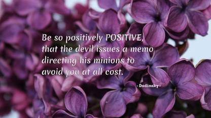 Akhuratha aquote-quotes-devil-positivism-avoidance Wall Poster Paper Print