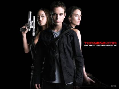 AnanyaDesigns TV Show Terminator: The Sarah Connor Chronicles Terminator Sarah Connor Summer Glau Thomas Dekker Lena Headey John Connor Sci Fi HD Wall Poster Paper Print
