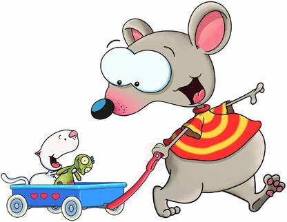 Wall Poster TV Show Toopy And Binoo Paper Print