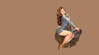 AnanyaDesigns Wall Poster-pinup-models-Ros-Game-of-Thrones Paper Print