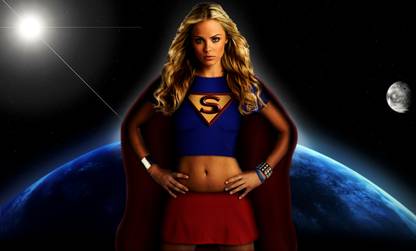 TV Show Smallville Super Woman Kara Kent HD Wall Poster Paper Print