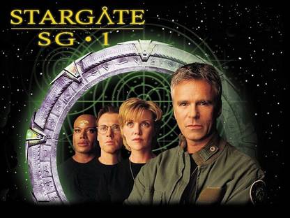 ASHD Wall Poster Stargate SG-1 Stargate Christopher Judge Teal'c Michael Shanks Daniel Jackson Amanda Tapping Samantha Carter Richard Dean Anderson Jack O'Neill Paper Print