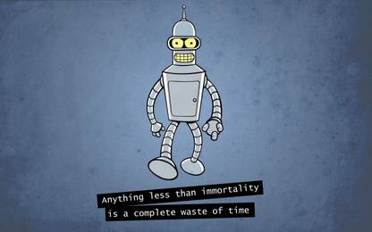 TV Show Futurama Bender Robot HD Wall Poster Paper Print