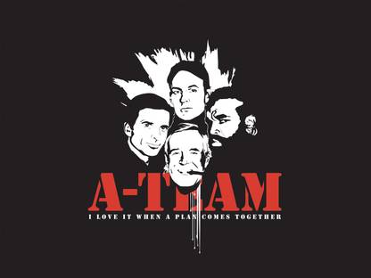 TV Show The A-Team HD Wall Poster Paper Print