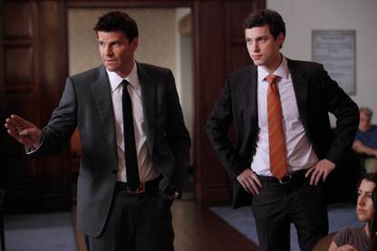 Wall Poster TV Show Bones John Francis Daley Lance Sweets David Boreanaz Seeley Booth Paper Print