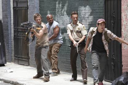 Aabhaas TV Show The Walking Dead Irone Singleton T-Dog Glenn Rhee Steven Yeun Norman Reedus Andrew Lincoln Daryl Dixon Rick Grimes HD Wall Poster Paper Print