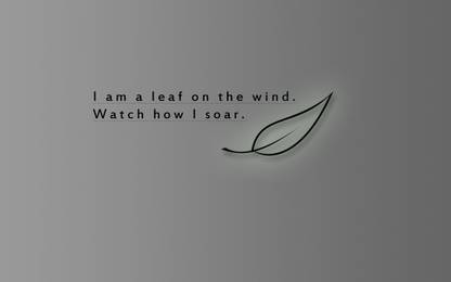 BeLucky -firefly-fly-leaf-quotes-serenity-watches-wind Wallposter Paper Print