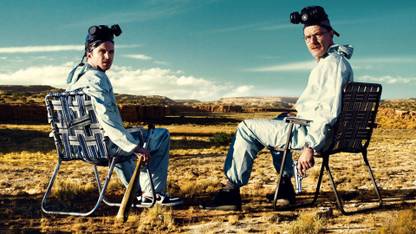 Wall Poster TVShow Breaking Bad Bryan Cranston Walter White Aaron Paul Jesse Pinkman Paper Print
