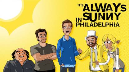 ASHD Wall Poster It's Always Sunny In Philadelphia Charlie Kelly Frank Reynolds Dee Reynolds Dennis Reynolds Mac Paper Print