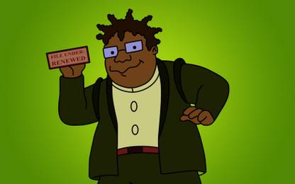 ASHD Wall Poster Futurama Hermes Conrad Paper Print