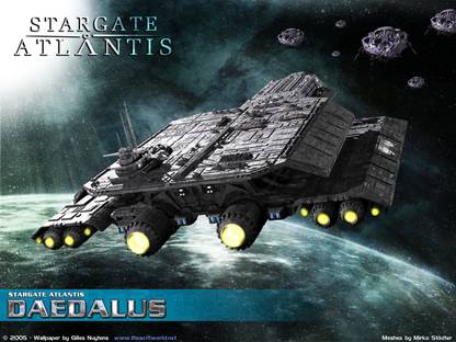 TV Show Stargate SG-1 Stargate Stargate Atlantis Daedalus HD Wall Poster Paper Print