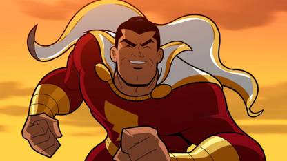 Wall Poster TVShow Batman: The Brave And The Bold Captain Marvel Paper Print