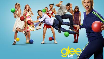 Wall Poster TVShow Glee Jane Lynch Sue Sylvester Matthew Morrison Will Schuester Cory Monteith Finn Hudson Paper Print