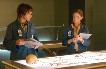 Wall Poster TV Show Bones Eric Millegan Zack Addy Emily Deschanel Temperance Brennan Paper Print