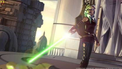 TV Show Star Wars: The Clone Wars Star Wars Jedi Clone Wars Ahsoka Tano HD Wall Poster Paper Print