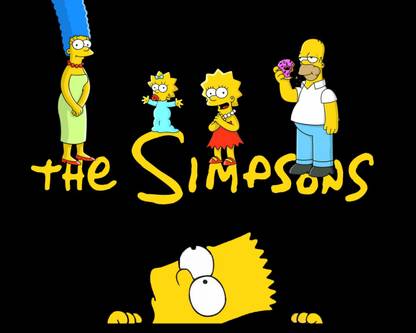 TV Show The Simpsons Bart Simpson Homer Simpson Maggie Simpson Marge Simpson Lisa Simpson HD Wall Poster Paper Print