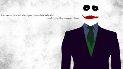 Akhuratha -batman-chaos-grunge-heath-ledger-quotes-the-dark-knight-the-joker-why-so-serious Wall Poster Paper Print