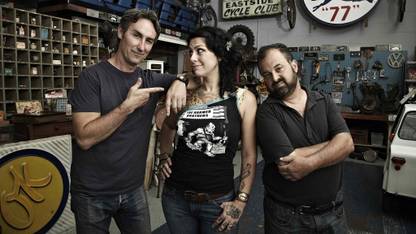 Wall Poster TV Show American Pickers Danielle Colby Mike Wolfe Frank Fritz Tattoo Paper Print
