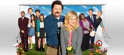 ASHD Wall Poster Parks And Recreation Ron Swanson Leslie Knope Paper Print